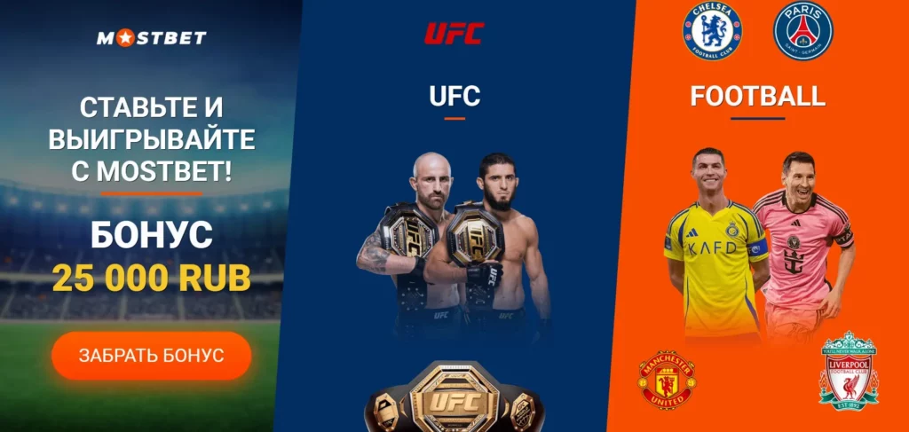 Ставки на спорт в Mostbet KZ