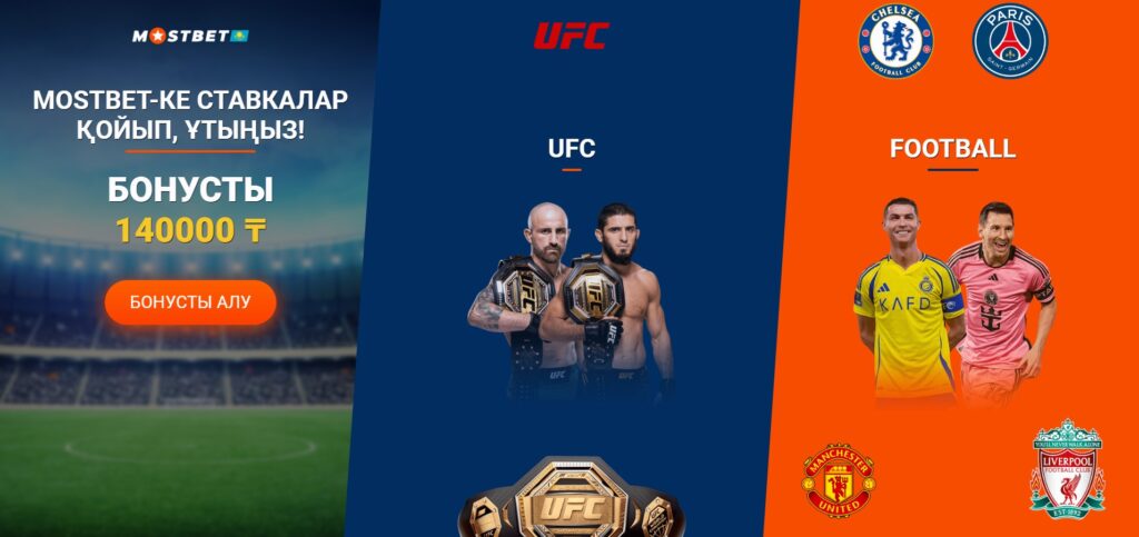 Mostbet KZ сайтындағы спорттық ставкалар
